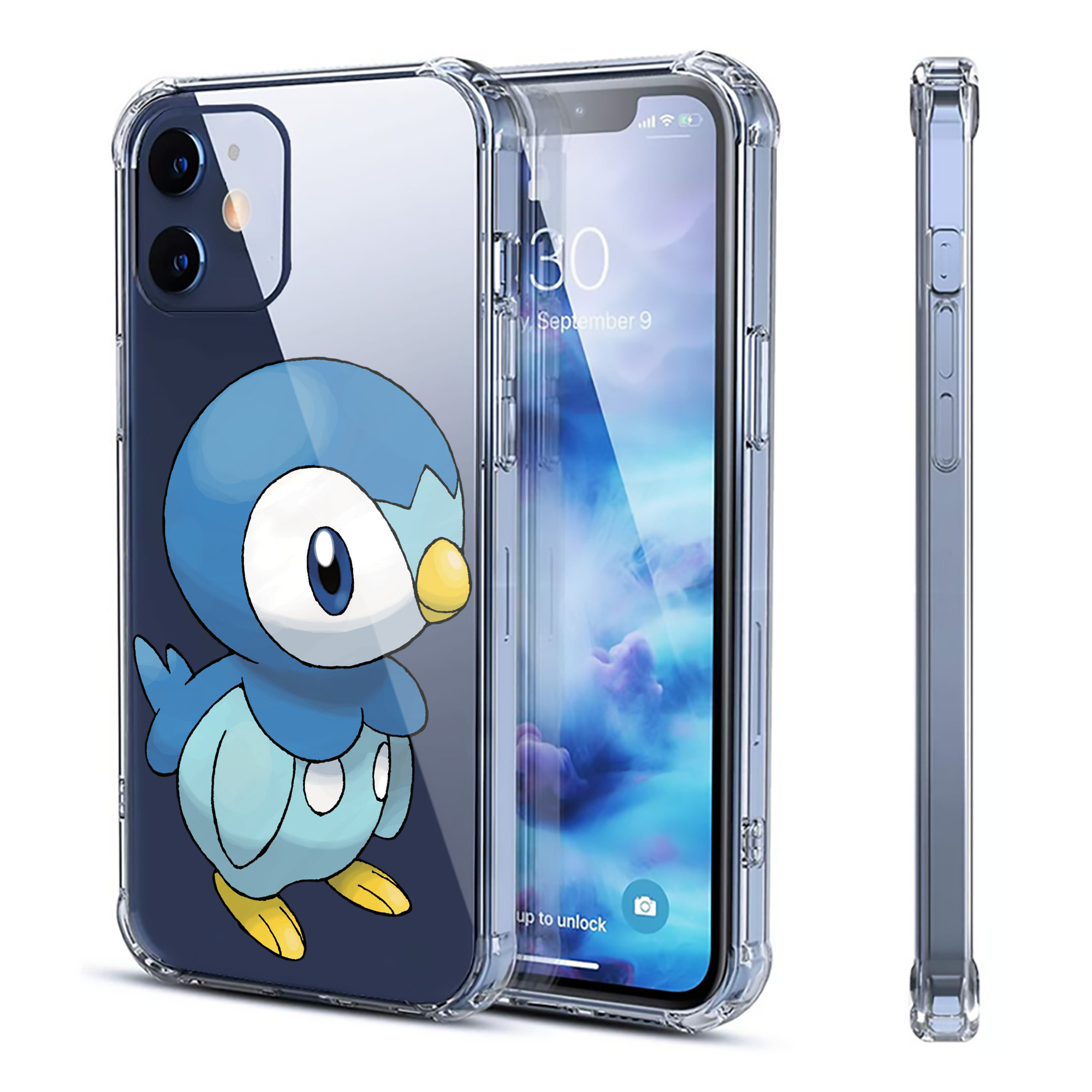 （画像用） ポケットモンスター Pokémon 【iPhone 12シリーズ対応】透明スマホケース（クリアソフトケース）